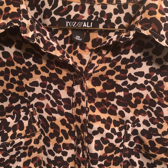 3 for $20 & 15%-Woman’s leopard print blouse - Picture 6 of 6